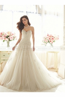 Sophia Tolli Style Y11637 - Marquesa Strapless dream taffeta and misty tulle full A-line sweetheart wedding gown