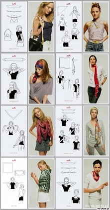 pomysły na wiązanie chusty