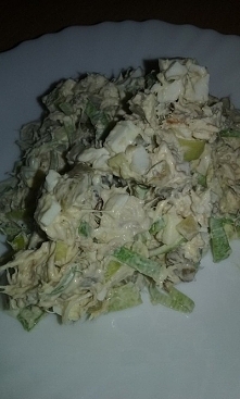 Sałatka z makrelą :)