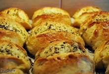 Bułeczki ziołowe.
Ah.! Od samego patrzenia idzie zgłodnieć