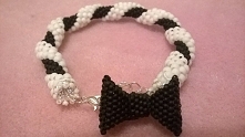 Nowy wzór bransoletki z kokardką :)