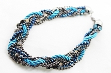 kobaltowo grafitowa kolia od kokonet.pl - klik w zdjęcie przeniesie do bezpiecznych aukcji allegro