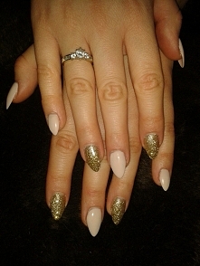 Delikatne ze złotem :)