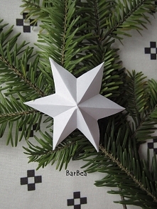 Gwiazdka z papieru Szczegół...