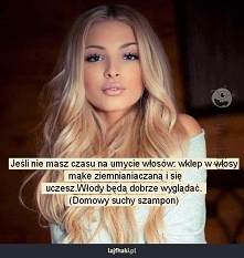 Tłuste włosy - pomysł dla b...