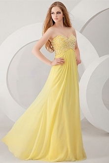 Rhinestone Open Back Beading Chiffon 2015