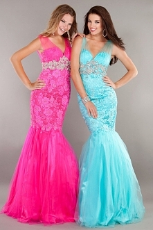 Trumpet Beads Long Embellished Prom Dress