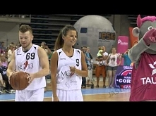 Anna Lewandowska na wesoło w meczu Gortat TEAM vs Wojsko Polskie. Emocje i ubaw po pachy :)