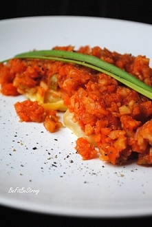 Prawie "ryba" z kotletów sojowych po grecku. Przepis po kliknięciu w zdjęcie.