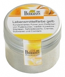 Żółty barwnik spożywczy w proszku (10 g) - Birkmann