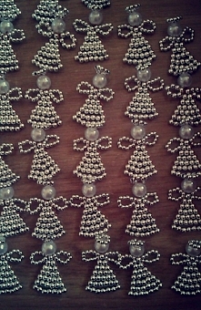 Aniołki z perełek :)