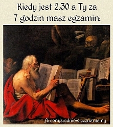 Ktoś się kiedyś tak ekstremalnie uczył? :)