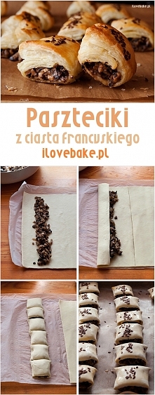 Paszteciki z ciasta francuskiego