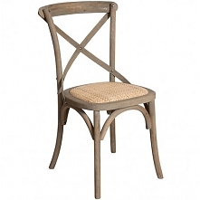 Stylowe i proste drewniane krzesło z serii Bari.