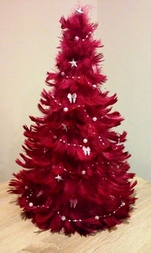 Choinka z piór :) Więcej in...