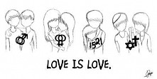LOVE IS LOVE.