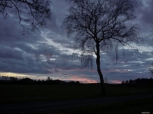 barwy jesiennego zachodu słońca