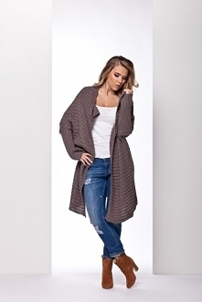 Sweterek damski w odcieniach cappuccino