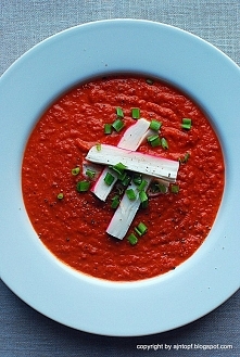 krem pomidorowy z krabem