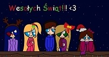 Rysuneczek na Święta. Wesołych Świąt<3♡♡ (●^-^●)