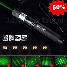 Deze groene laser 3000mW is een zeer krachtigste laserpen, met mooie afwerkingen, dichter bij de lightsaber dat de laserpen ballonnen!