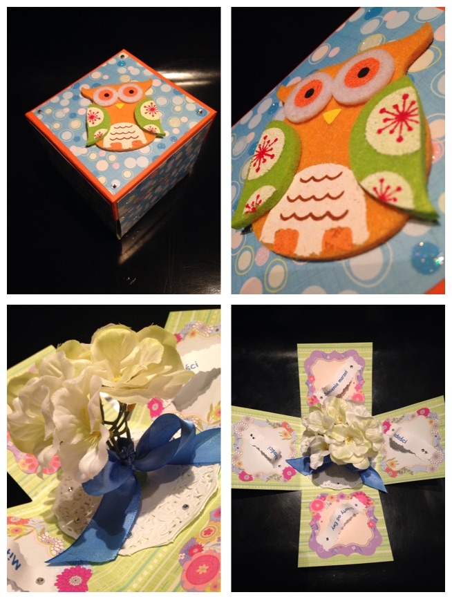 exploding box urodzinowy