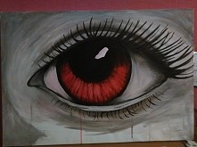 oko sie maluje / akryl