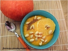 DYNIOWO- POMARAŃCZOWY KREM Z MIGDAŁAMI