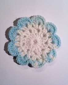 biało-niebieska podkładka