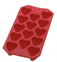 Foremka do lodu Slim w kształcie serc - Lekue