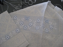 Ręczniki lniane haftowane