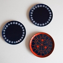 Dwa niebieskie talerzyki Melitta, Kopenhagen