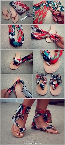 DIY sandals