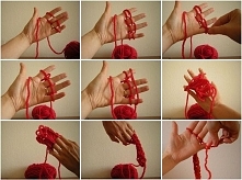finger knitting tutorial