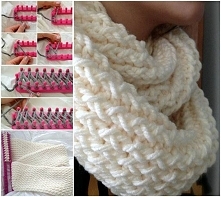 Would you like to make a nice and warm knitted scarf for yourself or your loved ones? Using knitting needles may seem a little bit complicated, but there are many simple tools t...