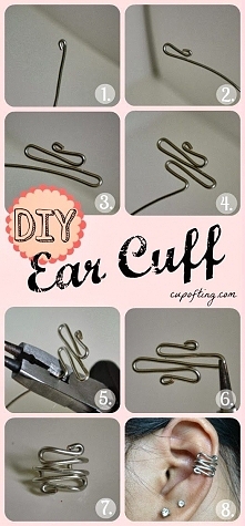 How To Make Beautiful Ear Cuff, lovely