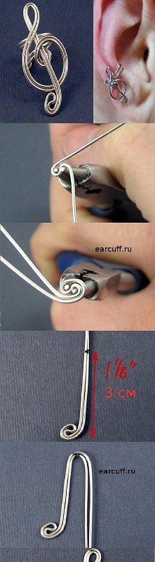 DIY Music Note Earcuff