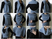Convertible (Halter, Tunic, Cowl, Scarf) By Suzanne Resaul - Free Knitted Pattern - (ravelry)