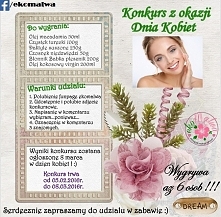 Zapraszamy do udziału w naszym konkursie! Do wygrania super nagrody! Aż dla 6sciu osób! :)