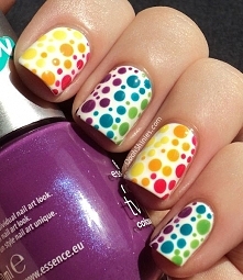 Lady would love these rainbow dots