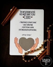 kartka zdrapka dla świadkowej