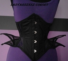 underbust pannier uszyty z sheer