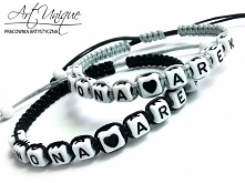 ♡ BRANSOLETKI Z IMIONAMI DLA PARY ♡
Cena tylko 30 zł/para!
Różne kolory do wyboru!
Zapraszamy do naszego sklepu :D
ARTUNIQUE.PL