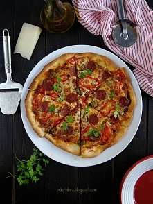 Pizza z chorizo, papryką, serem manchego i jalapeno

Przepis na blogu Pełny talerz