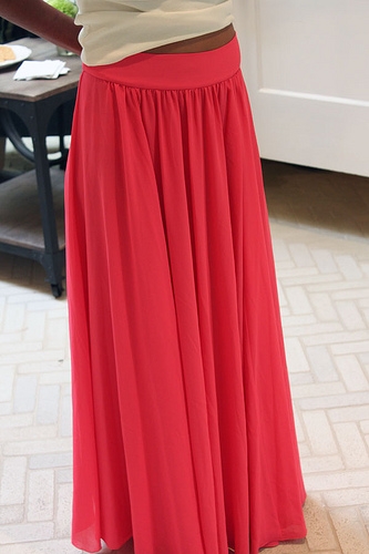 maxi skirt tutorial pattern