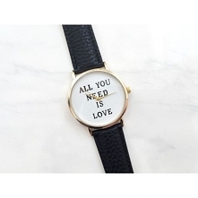 Zegarek ALL YOU NEED IS LOVE Czerń - 20,99zł - klik w zdjecie