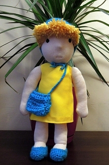 Lalka waldorfska Zuzia. Ręc...