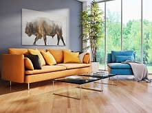 Głos puszczy - nowoczesny obraz na płótnie