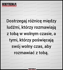 Dostrzegaj różnice!
