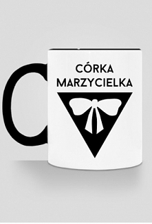 Kubek z napisem: Córka marzycielka